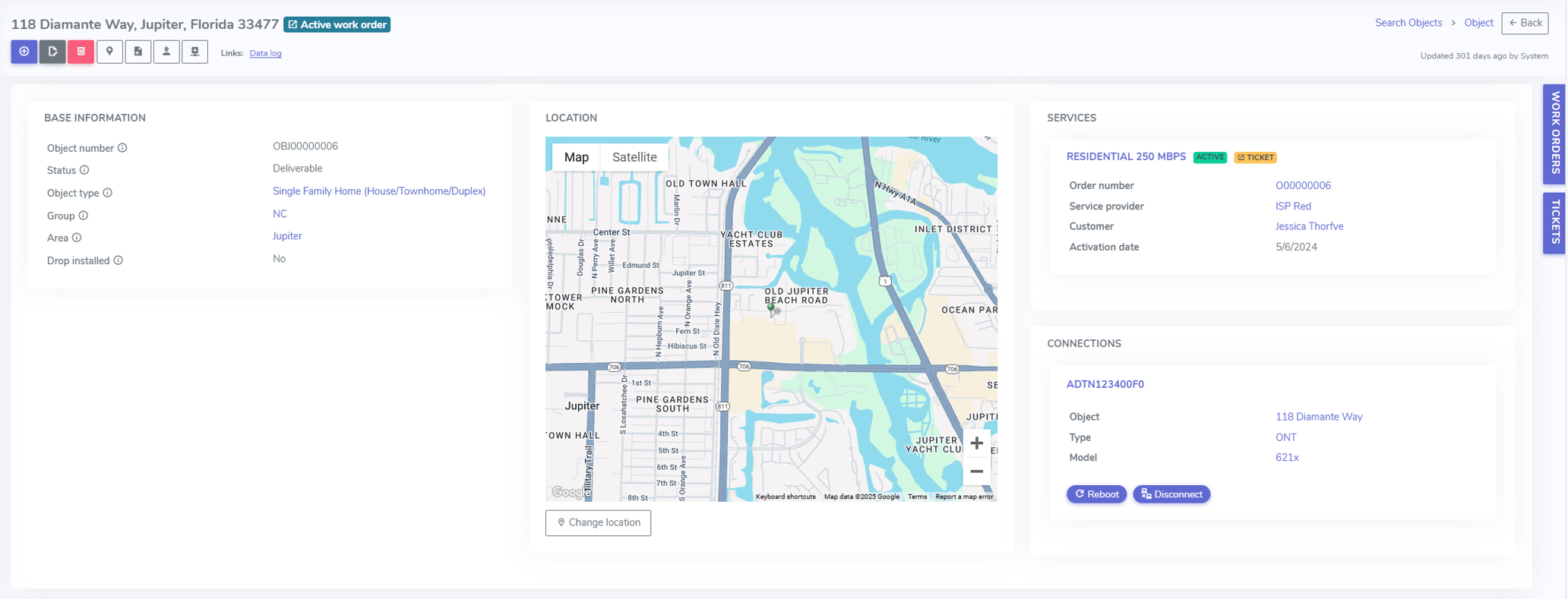 An Overview of the Objects Page in Business Engine